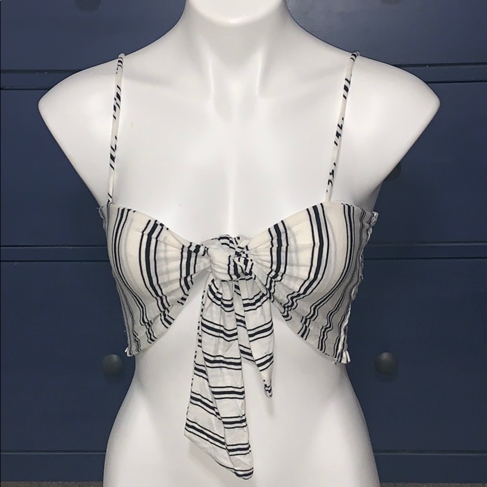 Striped crop top